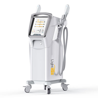 kaufen 2 Griffe OPT SHR IPL Laser-Haarentfernung Hautverjüngung Schönheitsmaschine Online-Herstellung