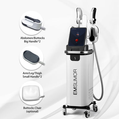4 Griffe Muskel nicht-invasiver Ems Muskel Stimulator Fett baut Abnehmen Rf Körper Skulptur Emslim Cellulite Reduktionsmaschine