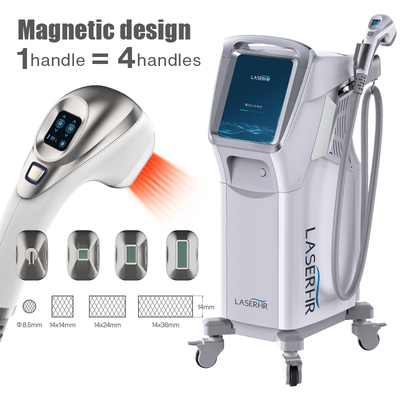 4 in 1 Permanente Dioden Laser-Haarentfernung Maschine Hochleistungs-Verstellbarer Fleckgröße